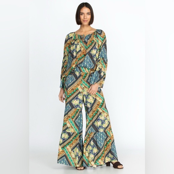 Johnny Was RIVERA TIERED PANTS - Picture 2 of 10